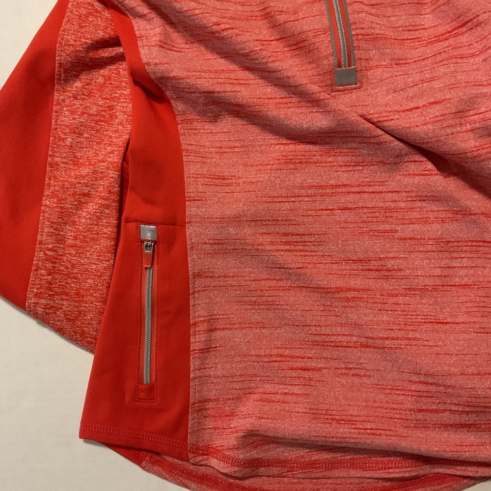 Athleta Women’s Half Zip Pullover Jacket size XS Orange - Picture 10 of 12